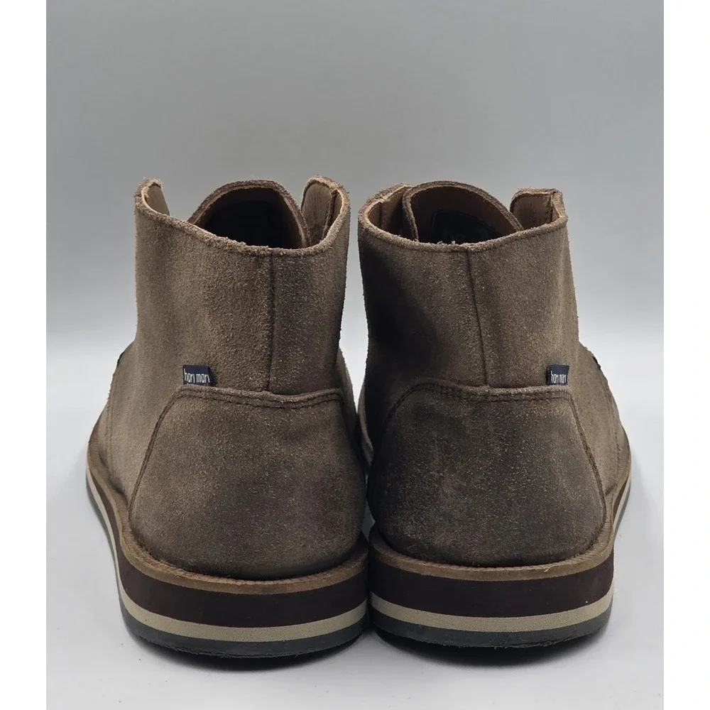 Hari Mari  Mens Adobe Brown Waxed Suede  Chukka Desert Boots Size 9US Euro 42